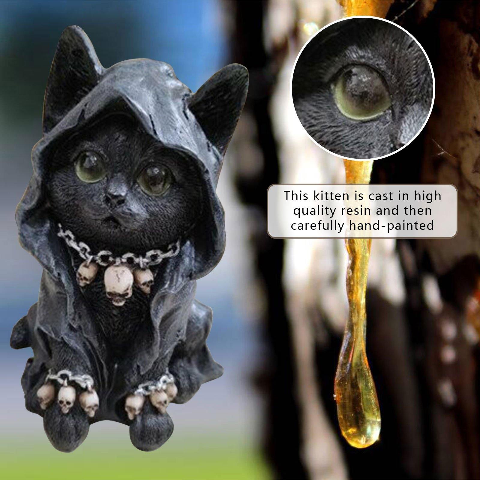 Kattstaty Dekoration för Halloween 3