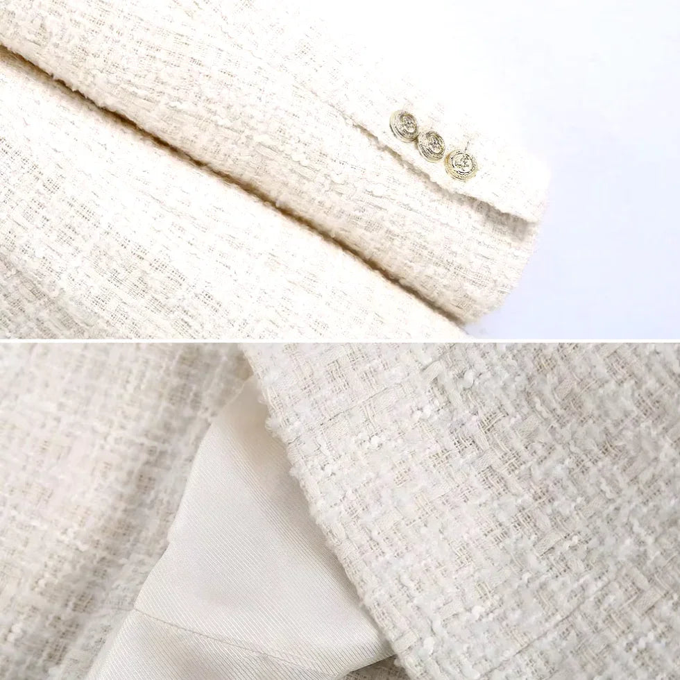 Kavaj Dam Skräddarsydd med Klassiska Detaljer 2