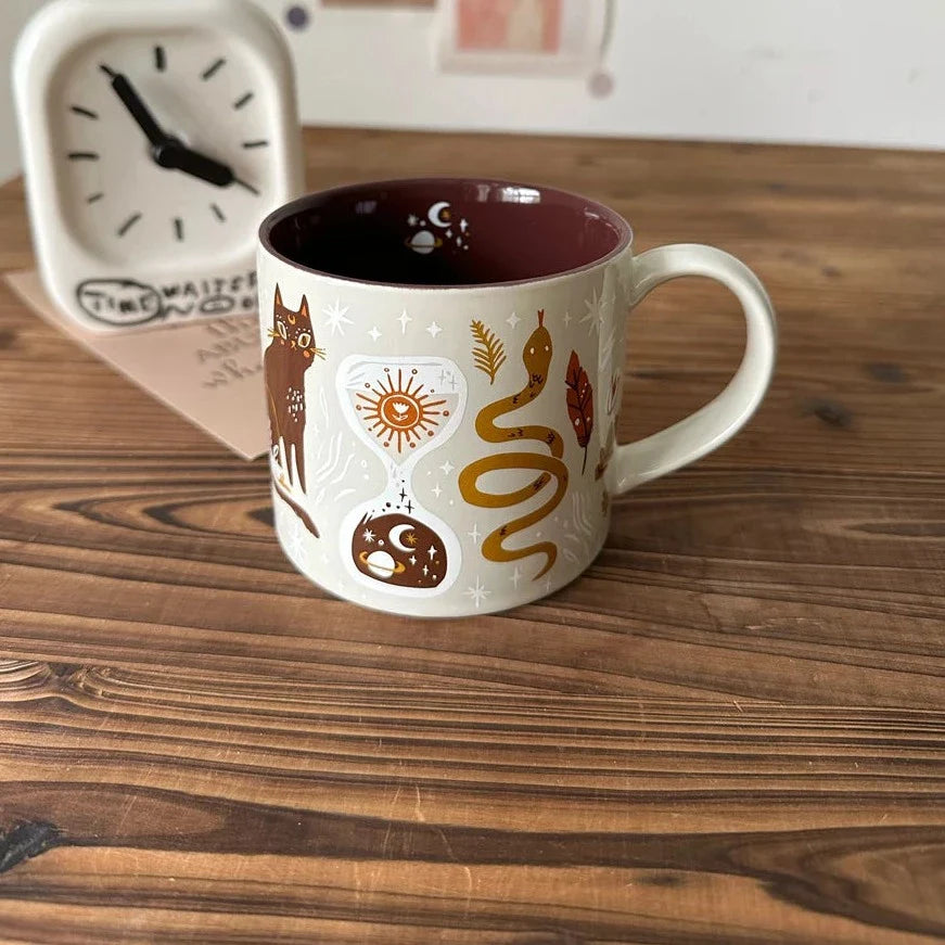 Keramisk Kopp med Fantasifull Design 8