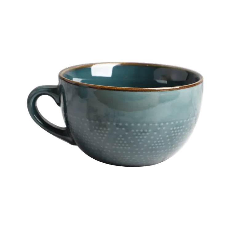 Keramisk Mugg Stor Kapacitet Färgglad Design 6
