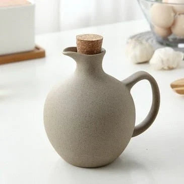 Keramisk Oljekaraff För Vinäger Och Olivolja Modern Design 4