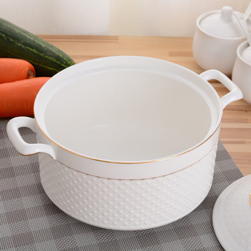 Keramisk Suppentopf för Matlagning Stilren Design 3