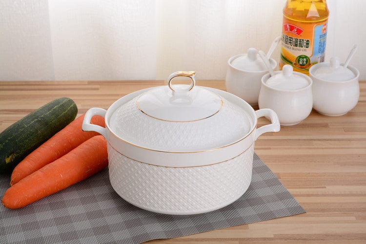 Keramisk Suppentopf för Matlagning Stilren Design 4