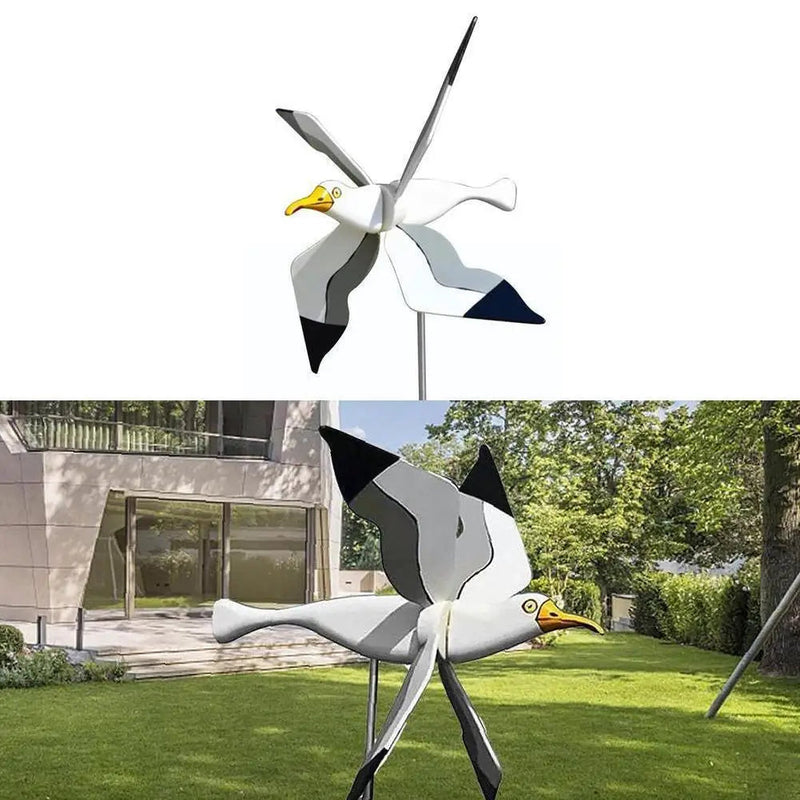 Kinetisk Trädgårdsskulptur Fågelmotiv 5