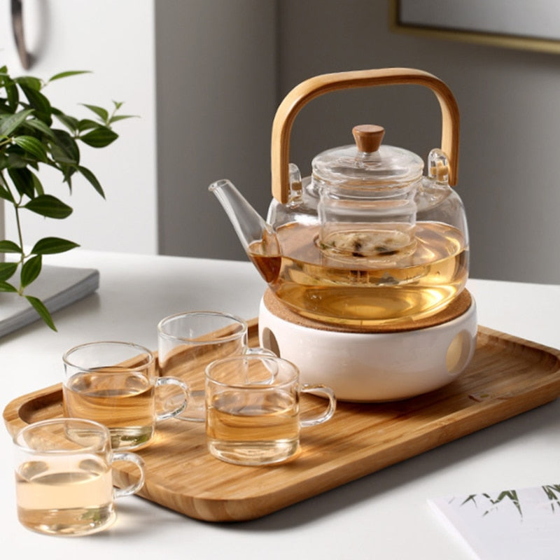 Klar Tekanna Glas i Japansk Stil för Teupplevelser 3