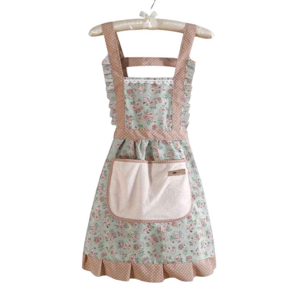 Kockkläder med Blommönster Justerbar 5
