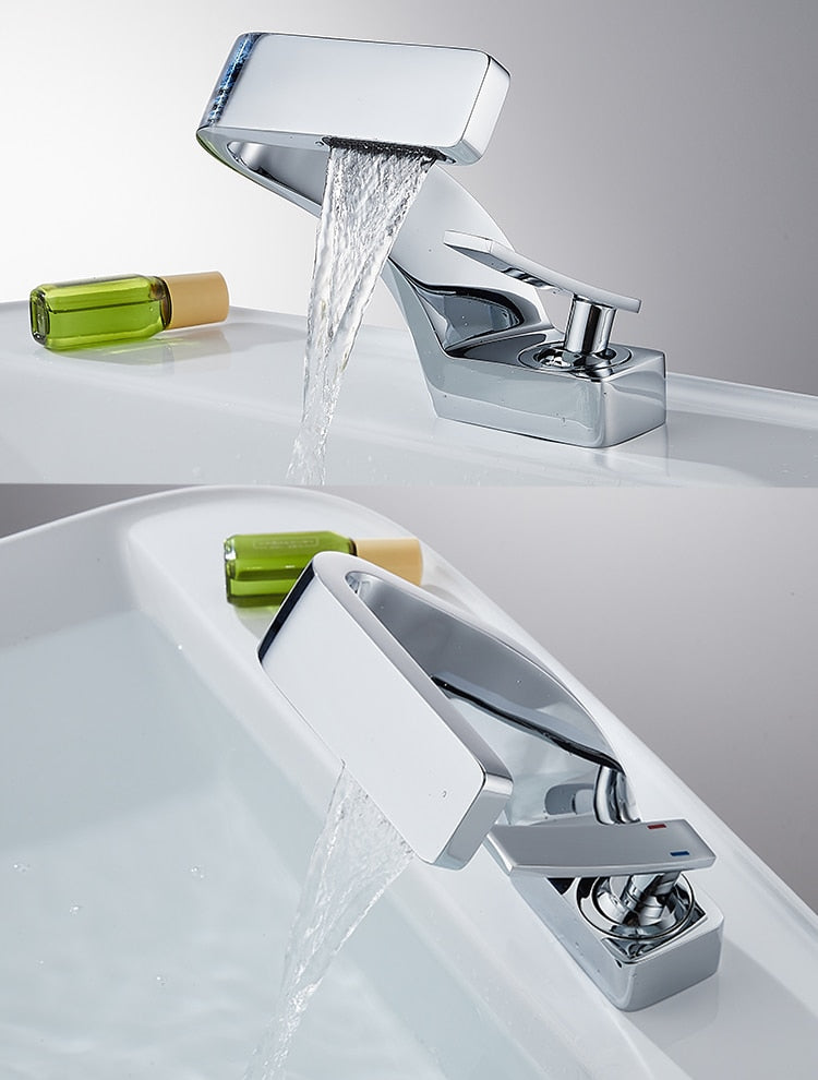 Kök Kran Modern Design Böjd för Handfat och Badrum 1
