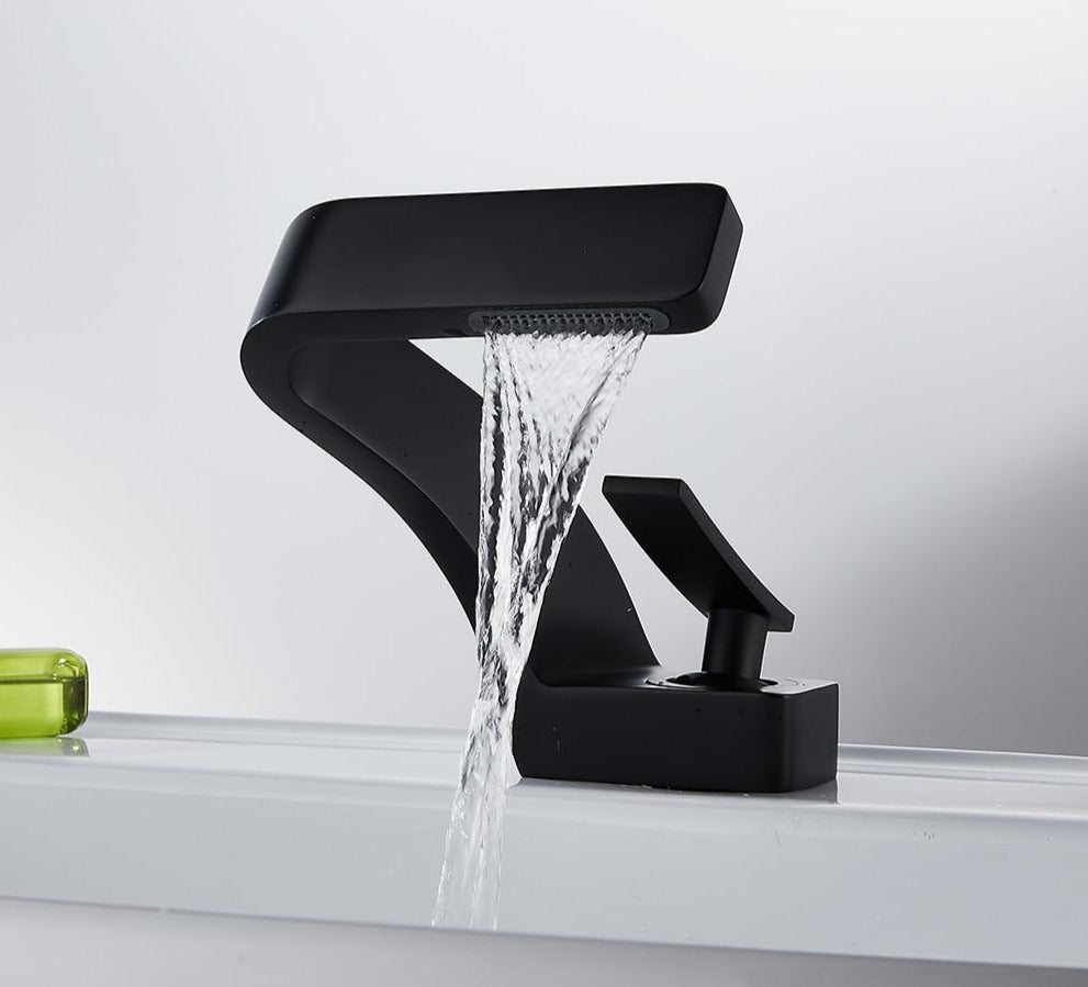 Kök Kran Modern Design Böjd för Handfat och Badrum 7