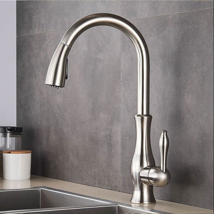 Köksblandare Utdragbar Modern Design 360° Roterande Pip 11