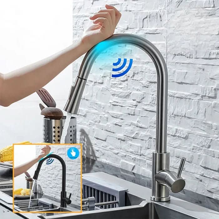 Köksblandare med Sensor och Utdragbar Pip 1