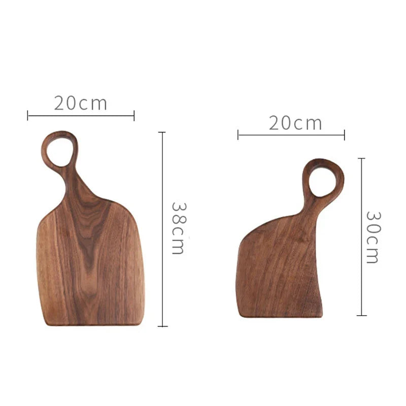 Köksbrädor i valnöt - 2-pack med dubbel design 5