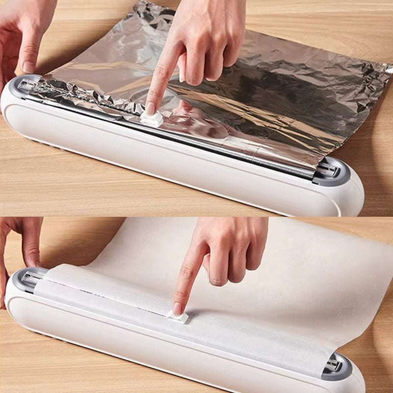 Köksdispenser för plastfilm med magnetisk fäste 7