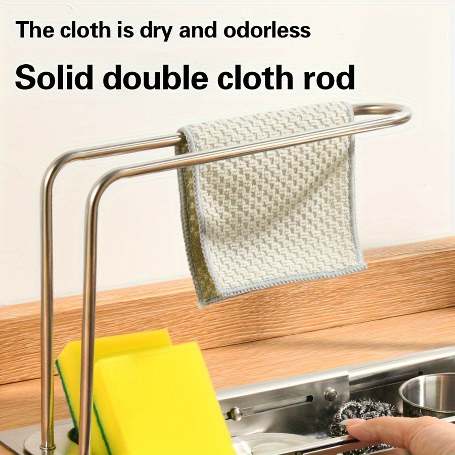 Köksfläckarrangör Justerbar i Rostfritt Stål 8