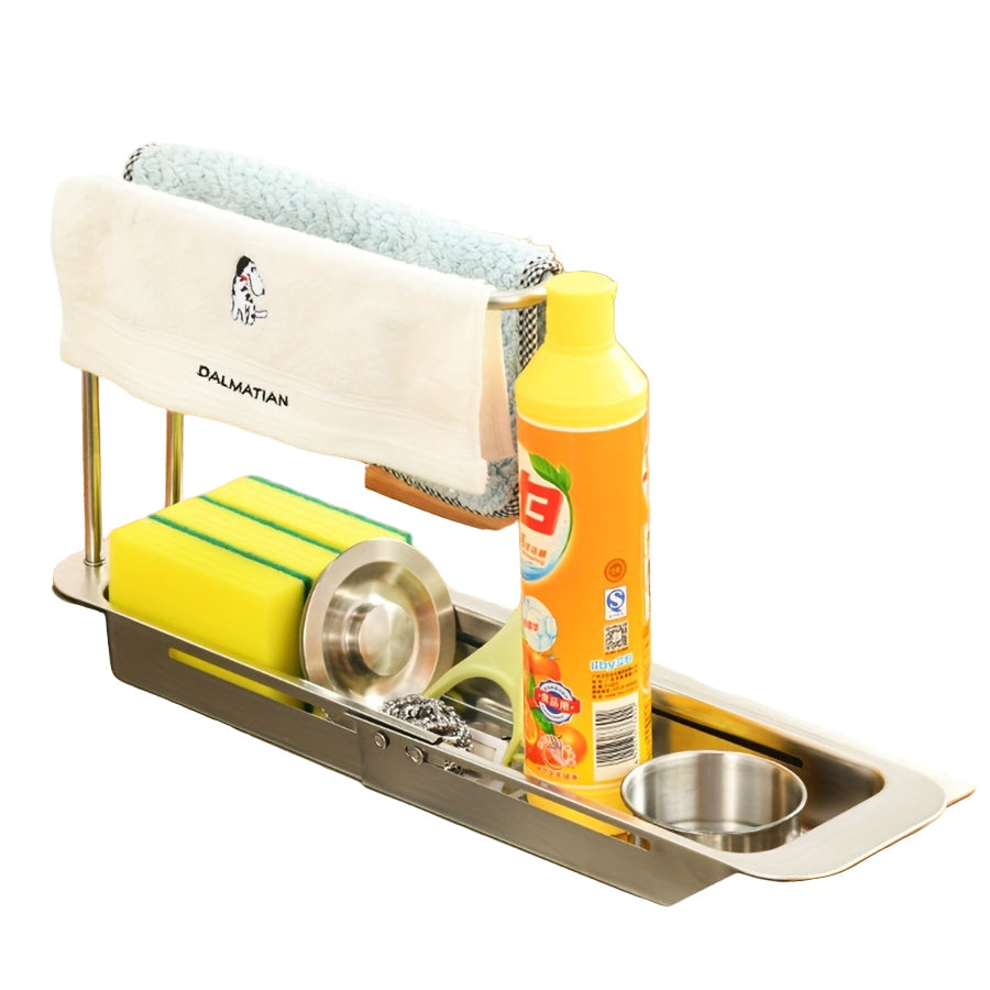 Köksfläckarrangör Justerbar i Rostfritt Stål 9