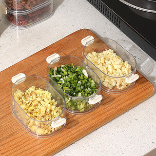 Köksförvaring Kryddlådor Stapelbara Genomskinliga 4