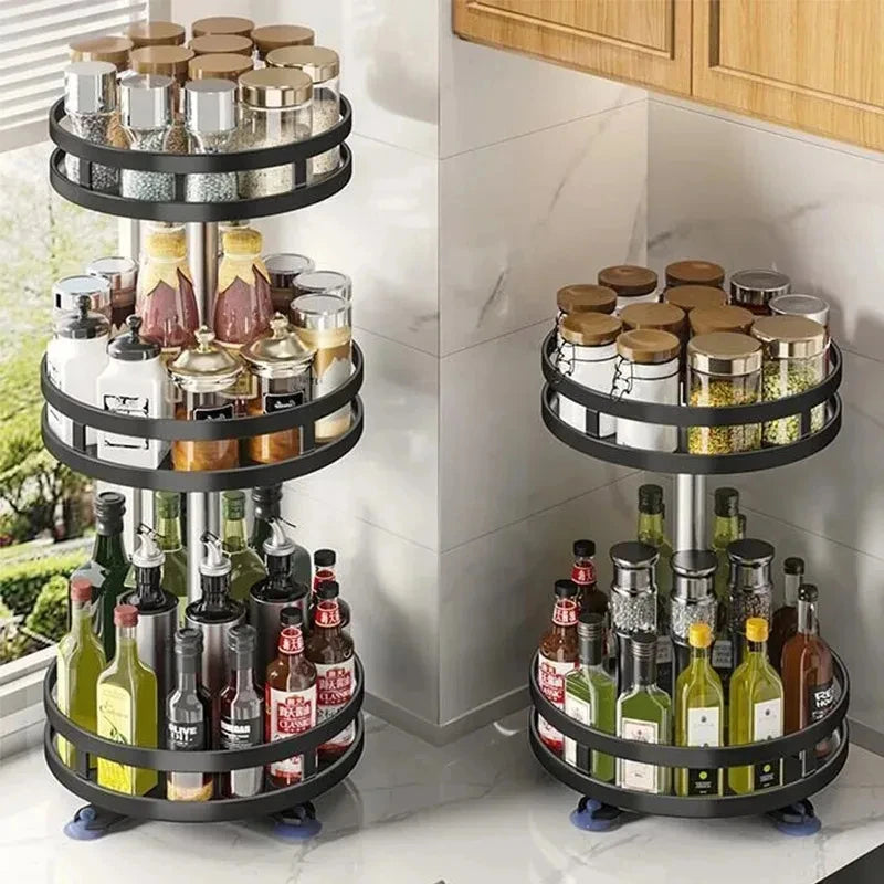 Köksförvaring Roterande Organizer 3-lager 1