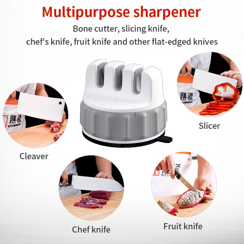Köksknivslipare med Sugkopp och Ergonomisk Design 4