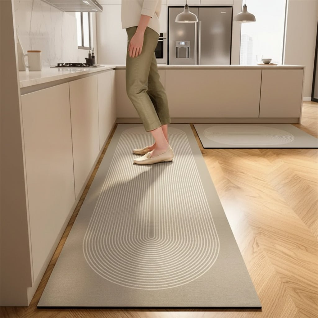 Köksmatta Halkfri Design för Matta Under Köksbord Minimalistisk Stil 0