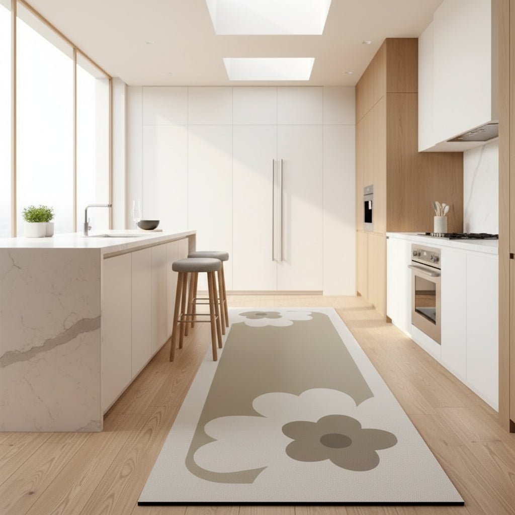 Köksmatta Halkfri Design för Matta Under Köksbord Minimalistisk Stil 1
