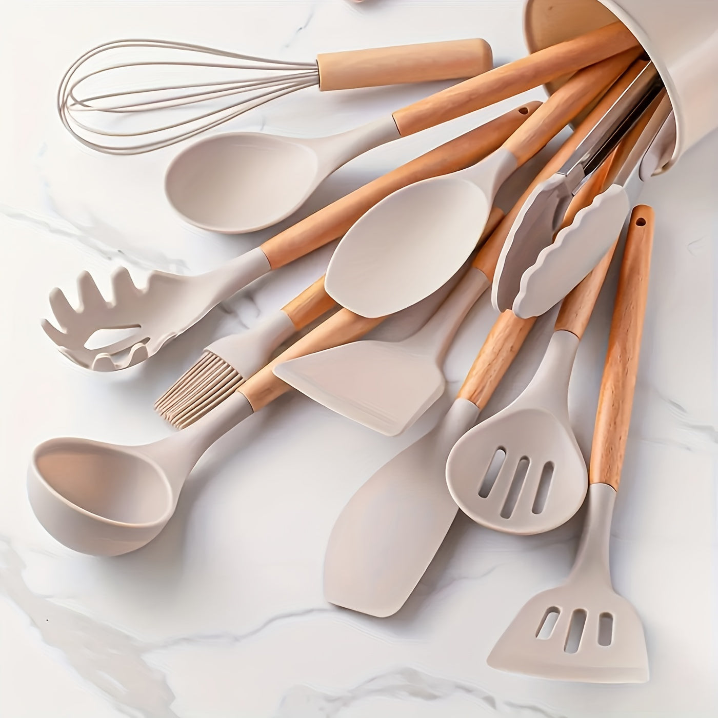 Köksredskap Set 12 Delar Med Ergonomiska Handtag 0