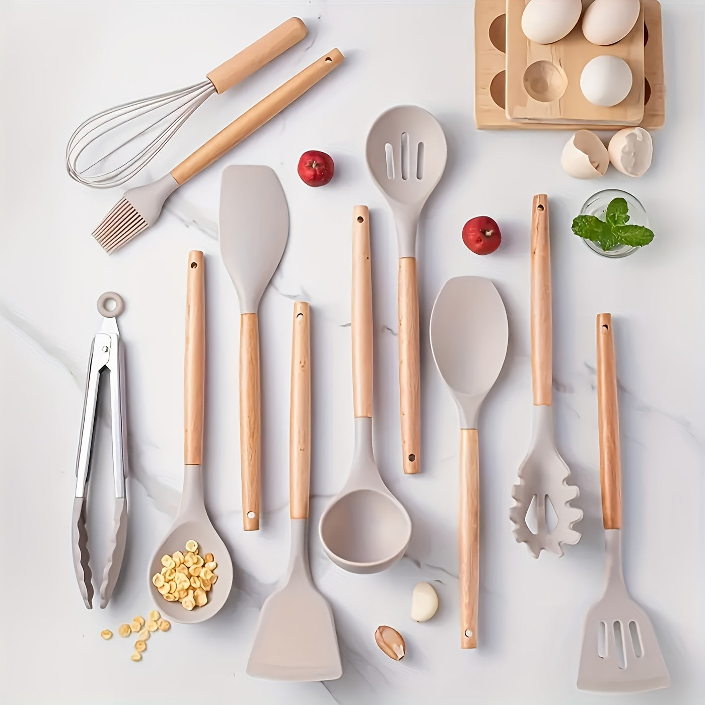 Köksredskap Set 12 Delar Med Ergonomiska Handtag 1