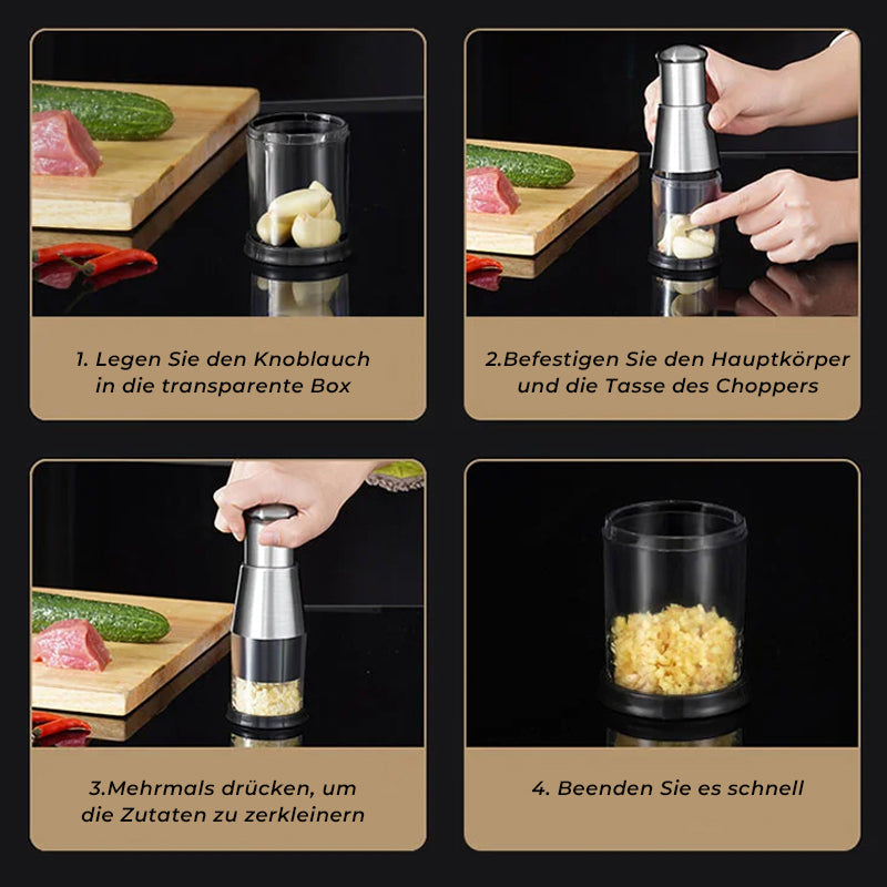 Köksredskap Vitlökshackare Multifunktionell Design 2