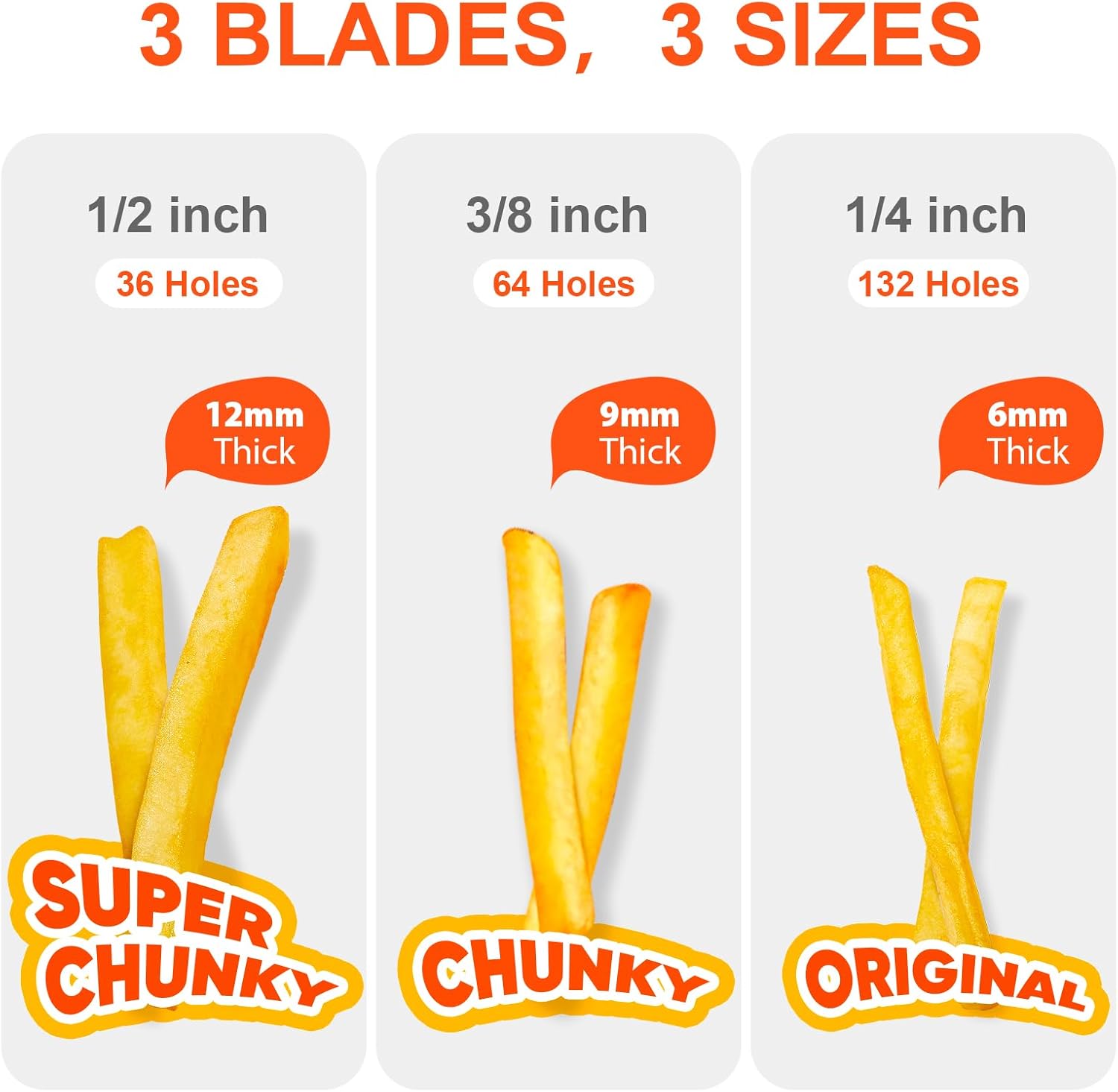 Köksredskap för Fritesskärning 3