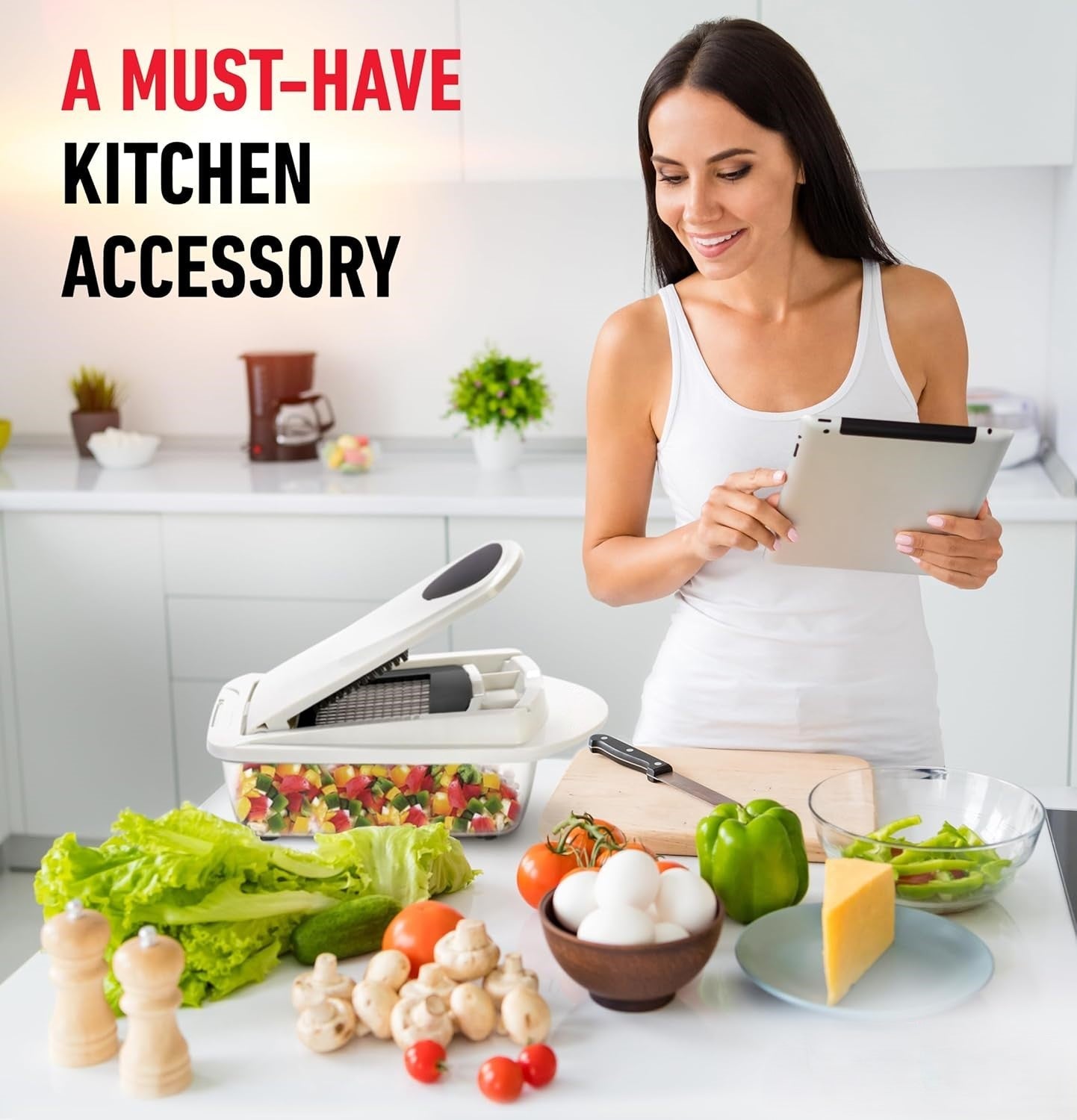 Köksredskap för grönsaker 10-i-1 med 8 blad 3