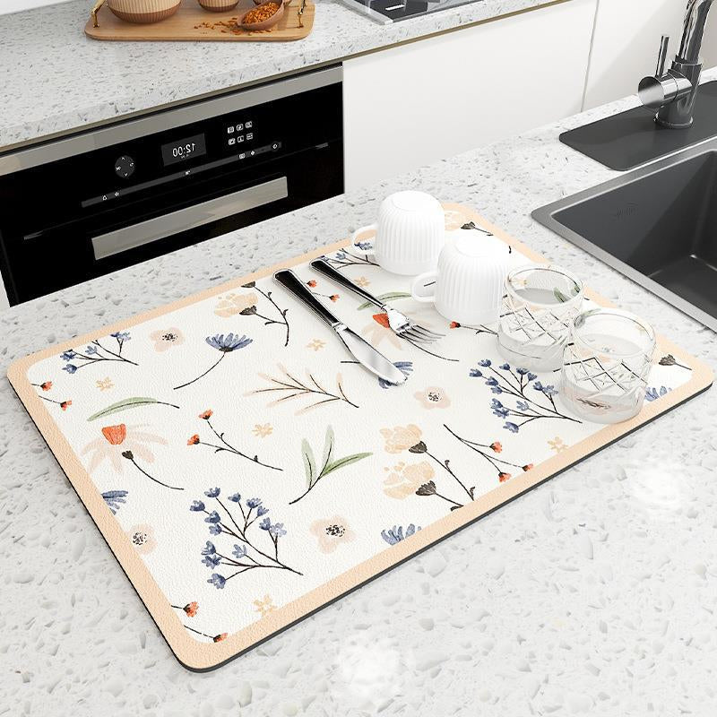 Kökstorkmatta Multifunktionell Design Snabbtorkande 5