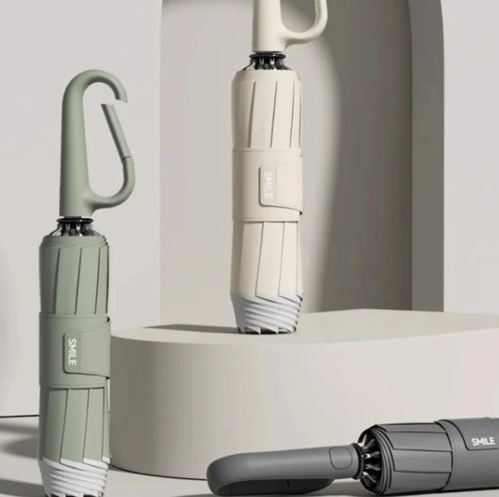 Kompakt Paraply Stormtålig För Utomhusbruk 5