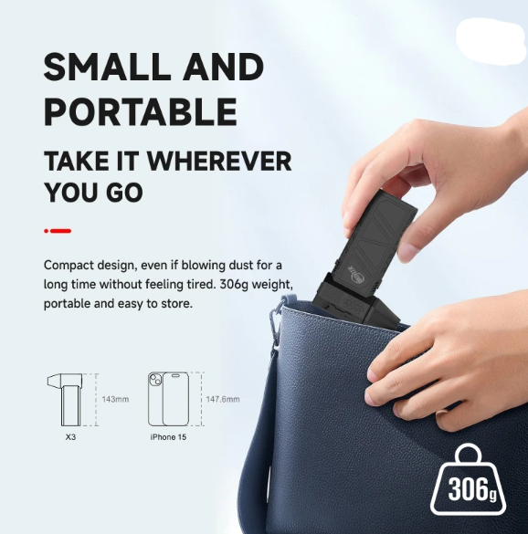 Kompakt Rengöringsverktyg Mini Power Blaster 7