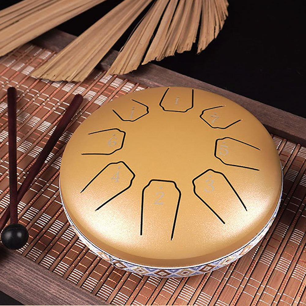 Kompakt Tongue Drum för Meditation och Musikterapi 17