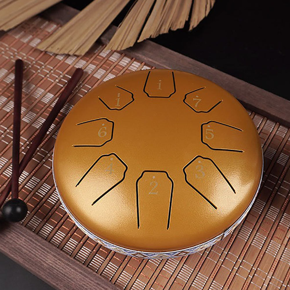 Kompakt Tongue Drum för Meditation och Musikterapi 9