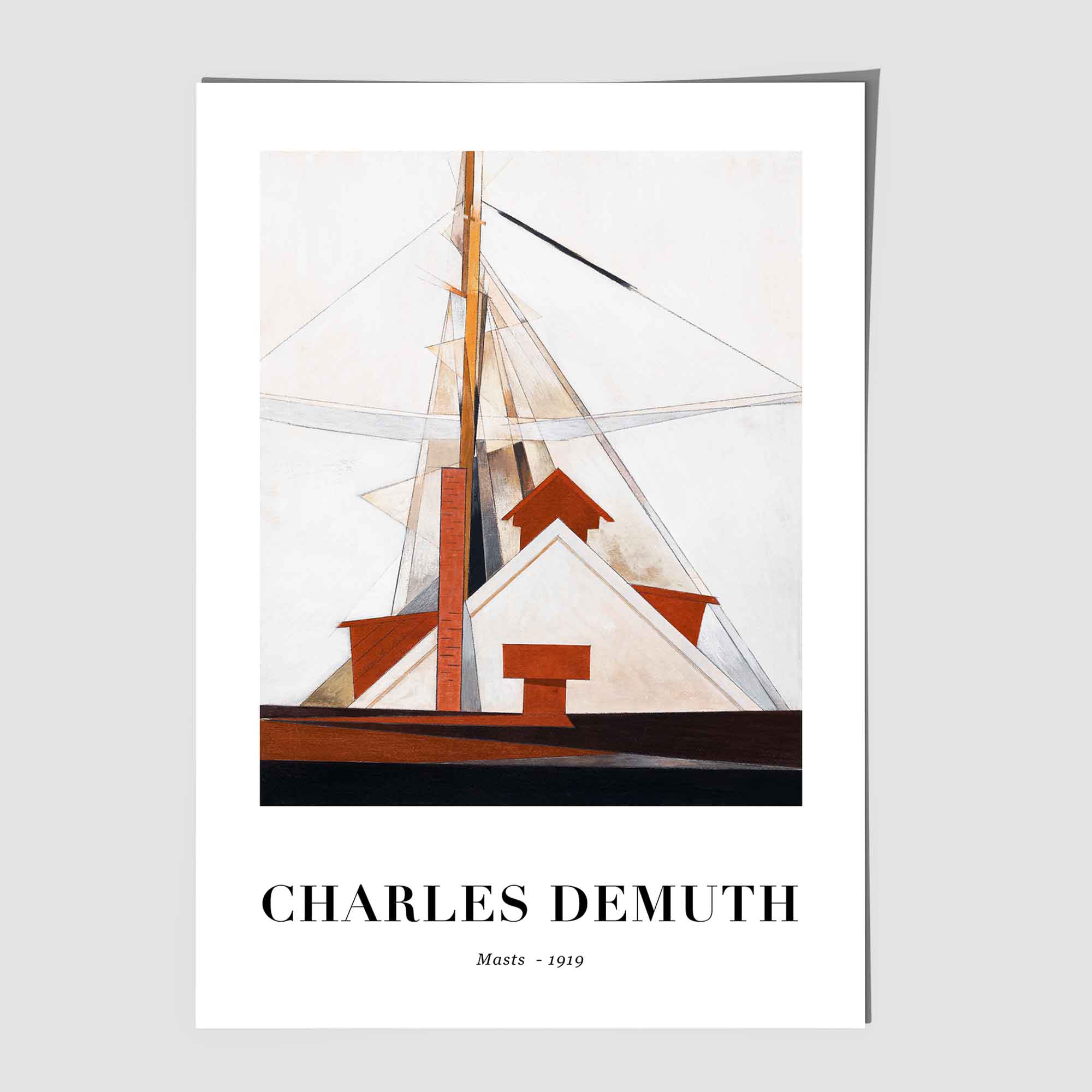 Konsttryck Charles Demuth - Masts Digitalt Optimerat för Heminredning 0