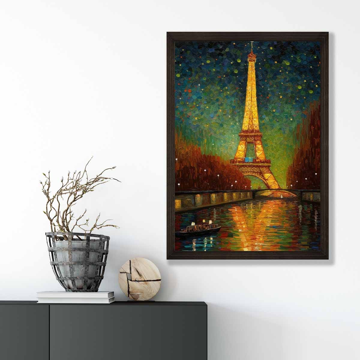 Konsttryck Paris Nattliv Inredning 3