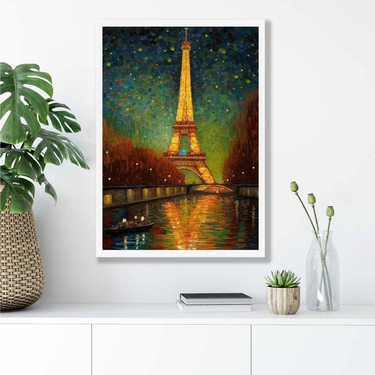 Konsttryck Paris Nattliv Inredning 4