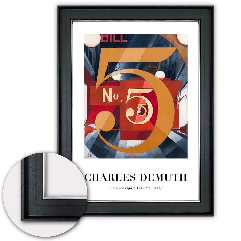 Konsttryck av Charles Demuth - Figur 5 Digitalt Designad för Hem och Kontor 2