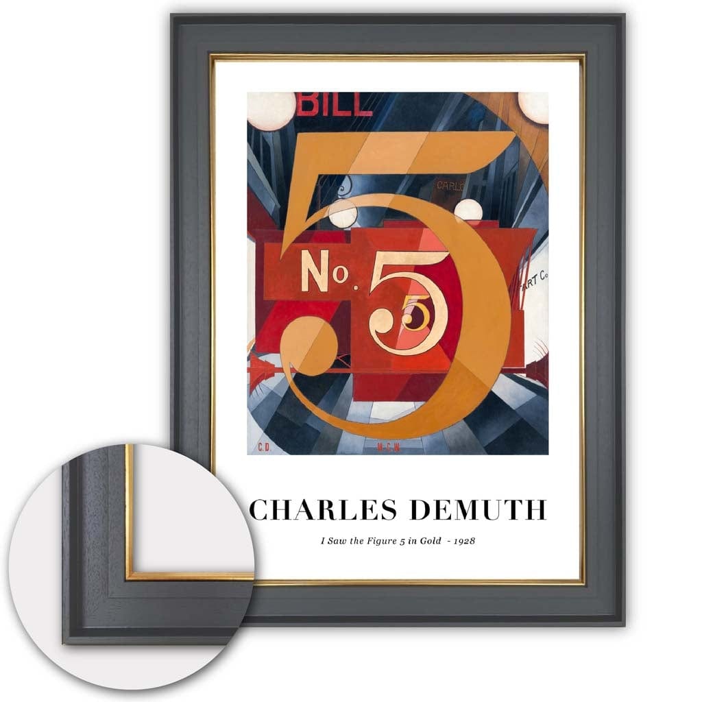 Konsttryck av Charles Demuth - Figur 5 Digitalt Designad för Hem och Kontor 6