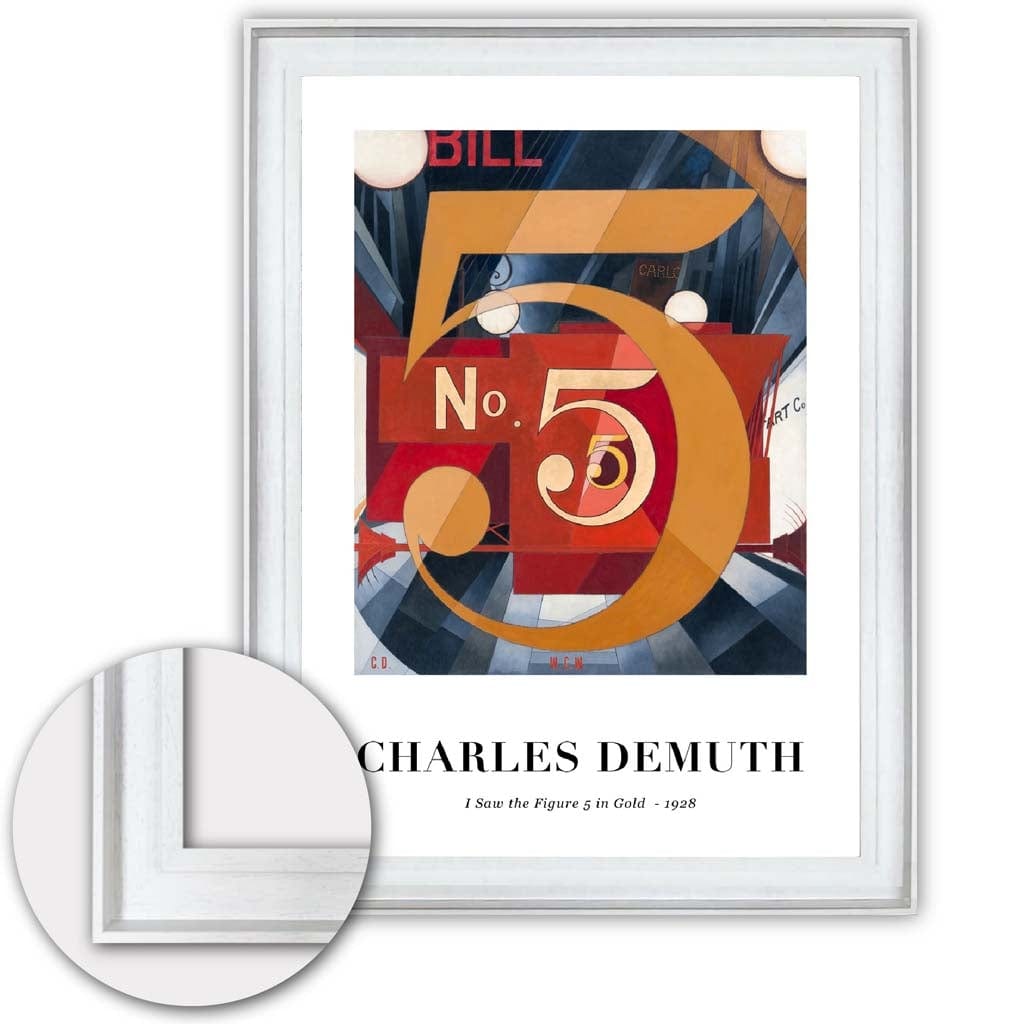 Konsttryck av Charles Demuth - Figur 5 Digitalt Designad för Hem och Kontor 7