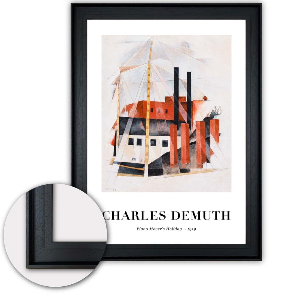 Konsttryck av Charles Demuth - Piano Transporter Semester Digitalt Omarbetat 1