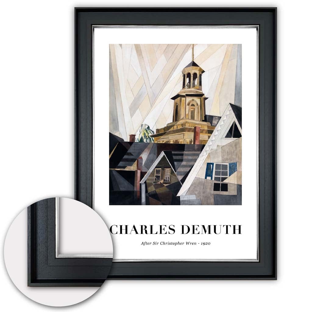 Konsttryck av Charles Demuth Inspirerat av Christopher Wren 2