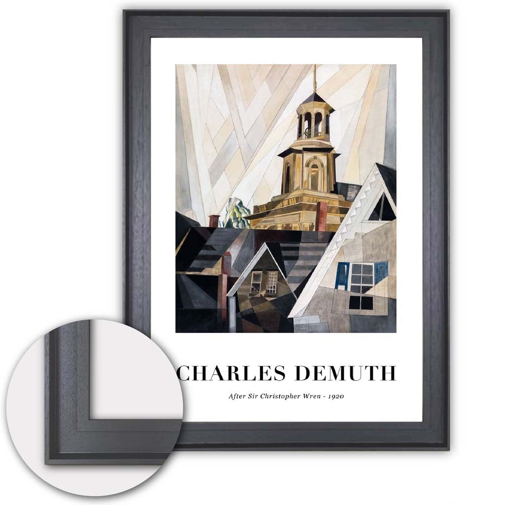 Konsttryck av Charles Demuth Inspirerat av Christopher Wren 4
