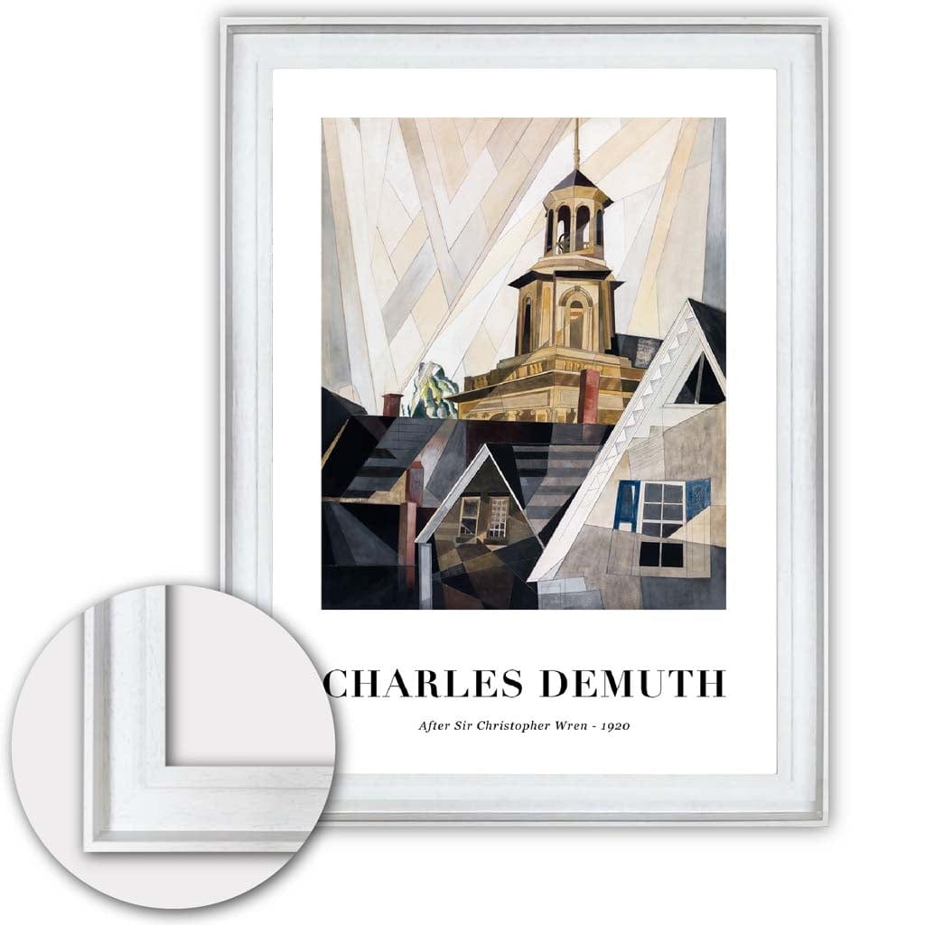 Konsttryck av Charles Demuth Inspirerat av Christopher Wren 7