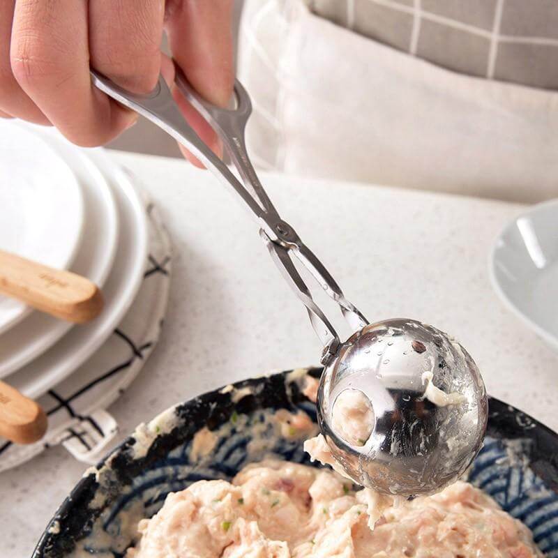 Köttbullemaskin i Rostfritt Stål Praktisk Design 1