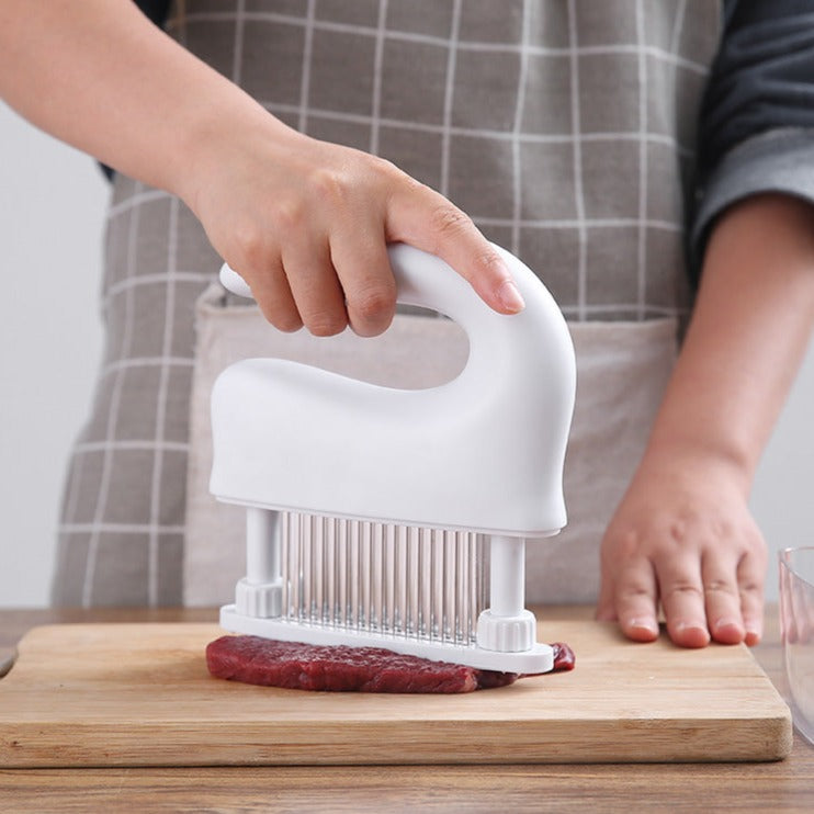 Köttmörare i Rostfritt Stål med 48 Blad 0