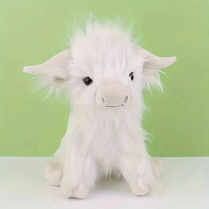 Kramvänlig Highland Cow Kramleksak 11