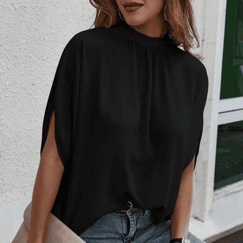 Kvinna Blus Chiffong Elegant och Mångsidig 1