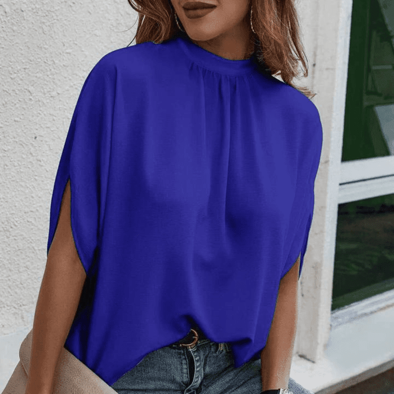 Kvinna Blus Chiffong Elegant och Mångsidig 6