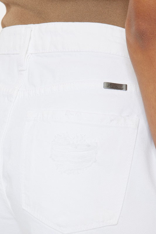 Kvinna Hög Midja Fransade Shorts 3