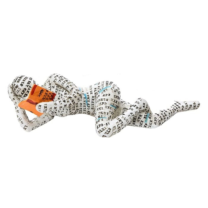 Kvinnlig Staty Ornament Läsande Dekoration 5